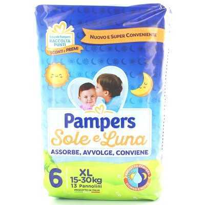 PAMPERS SOLEeLUNA 6 XL 15-30 KG.13 PZ.