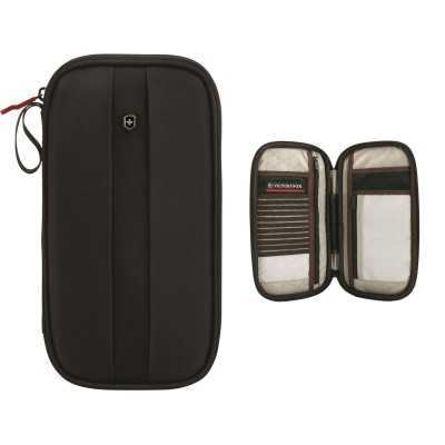 VICTORINOX TRAVEL DOCUMENT HOLDER WITH RFID PROTECTION BLACK