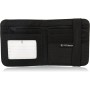 VICTORINOX TWO-STATE BI-FOLD WALLET WITH ELASTIC CLOSURE BLACK