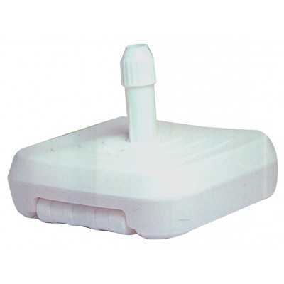 BASE OMBRELLONE PVC cm.60x60 TUBO DIMENSIONI cm. 32-50 COLORE