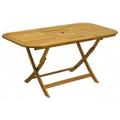 TAVOLO IN LEGNO PIEGHEVOLE 120-160x80x74h