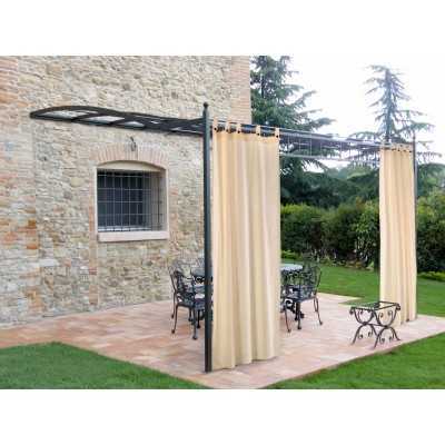 TENDA PER GAZEBO A BRETELLA cm.160x270h COLORE ECRU