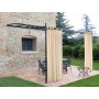 TENDA PER GAZEBO A BRETELLA cm.160x270h COLORE ECRU