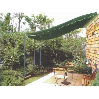 VERANDA IN ACCIAIO mt.3x4 COLORE VERDE
