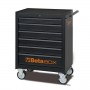 BETA ART. C04BOX CASSETTIERA NERA CON 6 CASSETTI CM. 76x46x95h.
