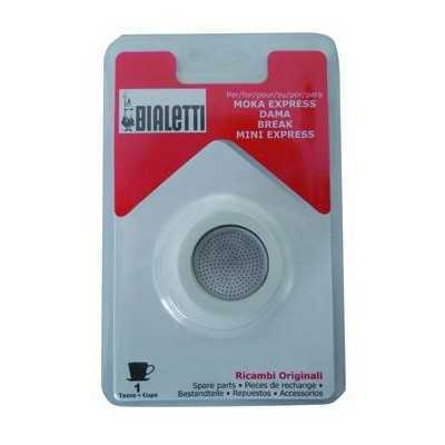 BIALETTI 3 GUARNIZIONI CON PIASTRA PER CAFFETTIERA 6 TAZZA
