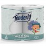 TENDERLY CARTA IGIENICA KILOMETRICA 2 VELI 4 ROTOLI FIOR DI LINO