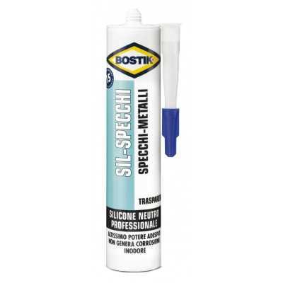 BOSTIK CARTUCCIA SILICONE SPECCHI TRASPARENTE ML. 300