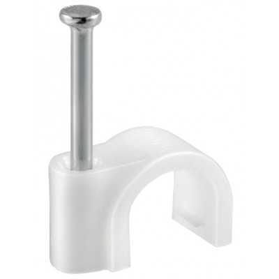 FISSACAVI IN PLASTICA BIANCHI PZ. 80 DIAMETRO MM. 6