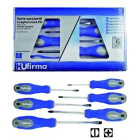 SERIES SCREWDRIVERS HU-SIGNATURE CRV CUT / CROSS-PH PIECES 6