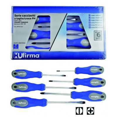 SERIES SCREWDRIVERS HU-SIGNATURE CRV CUT / CROSS-PH PIECES 6