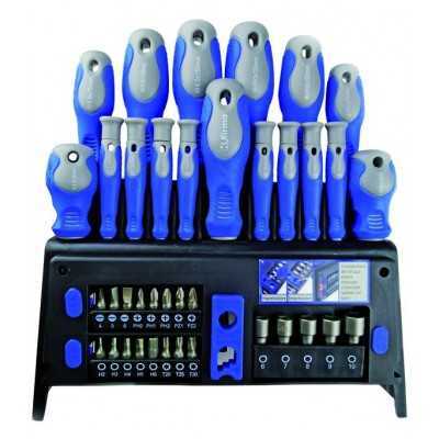 HU-FIRMA SCREWDRIVER SERIES INSERTS CHROME-VANADIUM SET PCS. 39