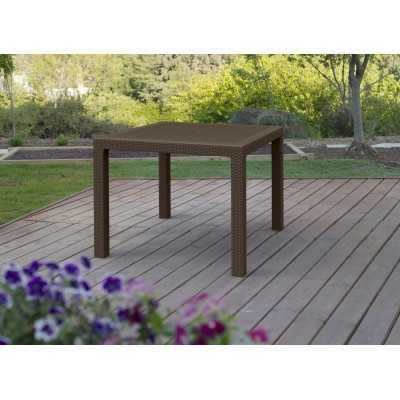 KETER TAVOLO MELODY cm.94x94x74h COLORE MARRONE