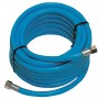 TUBO PVC CON RACCORDI PER ARIA COMPRESSA 8X13 MT. 15 F.1/4