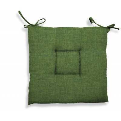 CUSCINO CRETA cm.40x40x5 COLORE VERDE