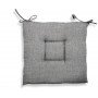 CUSCINO CRETA cm.40x40x5h COLORE GRIGIO.