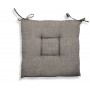 CUSCINO CRETA cm.40x40x5h COLORE TORTORA.