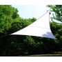 TELO POLIESTERE VELA mt.5x5x5 TRIANGOLARE BIANCO.