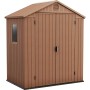 CASETTA KETER DARWIN 2 PORTE EFFETTO LEGNO colore marrone cm.190x122x221h.