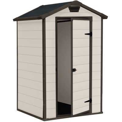 CASETTA KETER MANOR EFFETTO LEGNO colore beige cm.129x103x196h.