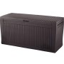CASSAPANCA KETER EFFETTO LEGNO COMFY colore marrone116x44x57h 270lt.