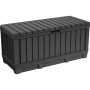 CASSAPANCA KETER EFFETTO LEGNO KENTWOOD ANTRACITE 128X53X59H 350LT.