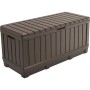 CASSAPANCA KETER EFFETTO LEGNO KENTWOOD colore marrone 128x53x59h 350lt.