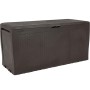 CASSAPANCA KETER EFFETTO RATTAN SAMOA colore marrone cm.116x44x57h 270lt.