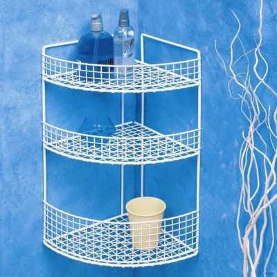 MENSOLA BAGNO FILTEX BIANCA ANGOLIERA 3 PIANI MENSOLA DOCCIA 