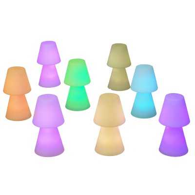 LAMPADA DA TAVOLO LOLA 20 RGB BIANCA BATTERIA RICARICABILE.