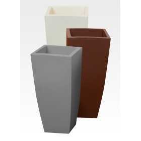 VASO HOME QUADRO cm.33x33x70h GHIACCIO