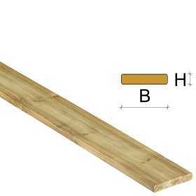 LISTONE PER PAVIMENTI PINO IMPREGNATO mm 28x120x1800.