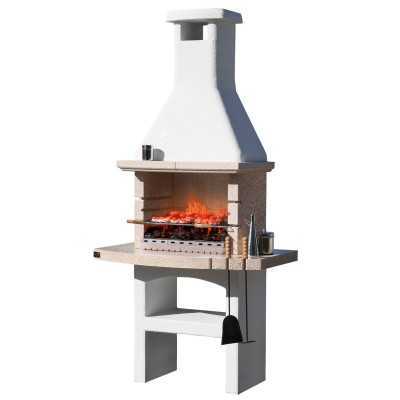 BARBECUE IN MURATURA MODELLO TUAREG CRYSTAL.