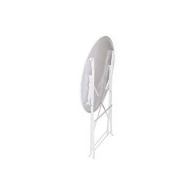 TAVOLO TONDO PIEGHEVOLE COLORE BIANCO DIAM. 70 ALTO 71 CM.