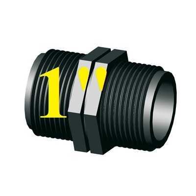 NYLON NIPLE 1 Inch