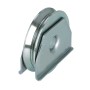 RUOTA PER CANCELLI CON SUPPORTO AP. AD 1 CUSCINETTO MM. 80