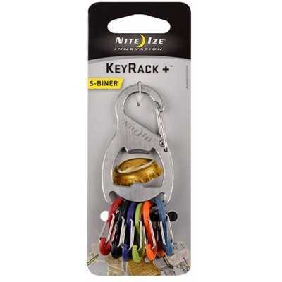Nite Ize KeyRack Open bottle Carabiner with keyring and