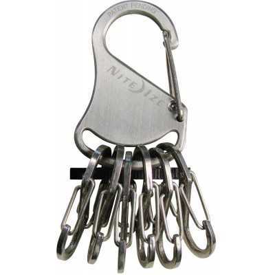 Nite Ize KeyRack Steel Carabiner with stainless steel keyring