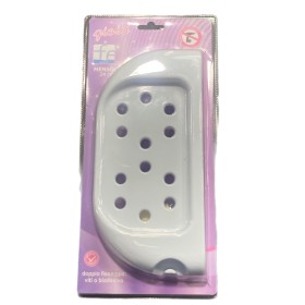 MENSOLA IN ABS BIANCO 23CM GIOIA