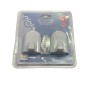 SET 2 APPENDINI IN ABS BIANCO GIOIA