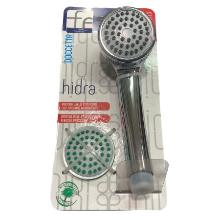 SOFFIONE DOCCIA AUTOPULENTE C/RICAMBIO HIDRA