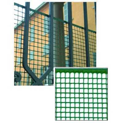 RETE IN PLASTICA PER BALCONI GRIGIA MM. 10X10 H.100