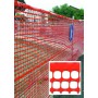 RETE PER CANTIERI ARANCIO ROTOLO MT.50M 150G/MQ CM. 150h.