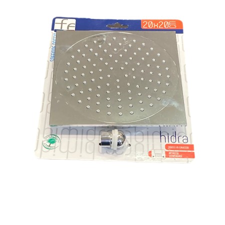 SOFFIONE DOCCIA SLIM ABS CROM QUAD 20X20 HIDRA