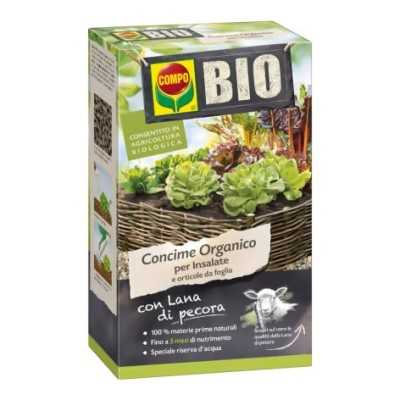 COMPO Bio Concime Organico per Insalate e orticole da foglia gr. 750