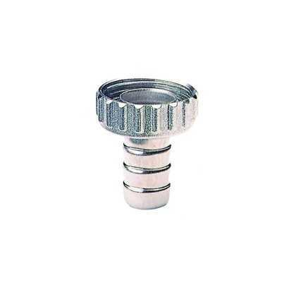 PORTAGOMMA CON GHIERA PER RUBINETTO OTTONE CROMATO 1/2 POLL