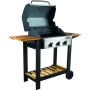 BARBECUE SANDRI GARDEN A GAS OCEANIA 3 FUOCHI STEEL/WOOD 10,8 KW