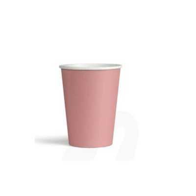 LULU BICCHIERI CARTA 180ML ROSA X50