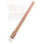 COLLARE PER CANI IN CUOIO FODERATO CUCITO MM. 25X510 