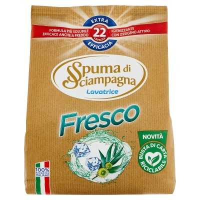 SPUMA DI SCIAMPAGNA DETERSIVO LAVATRICE POLVERE 22 MISURINI